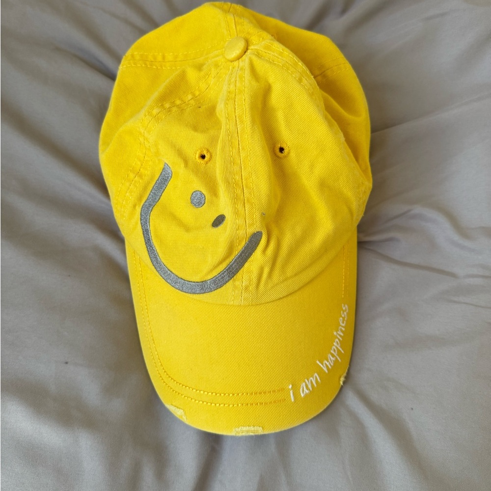 Yellow Smiley Face Cap